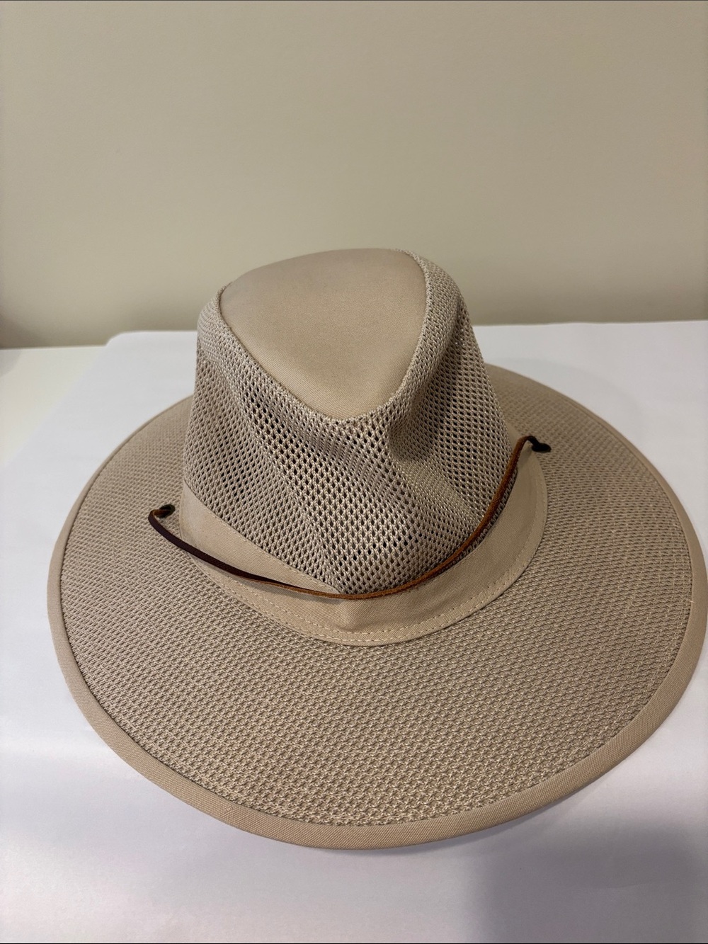 Men's Micro-Fabric Safari Sun Hat - Beige